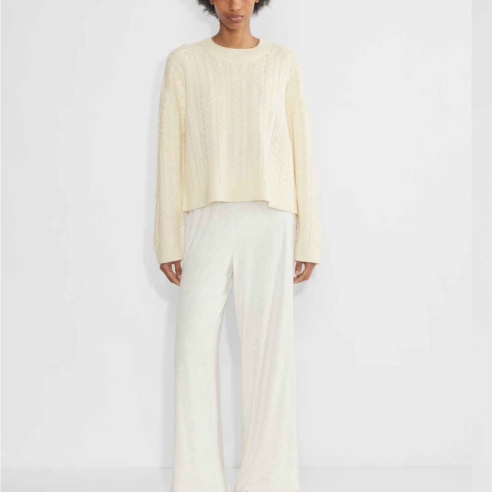 Cream merino wool sweater